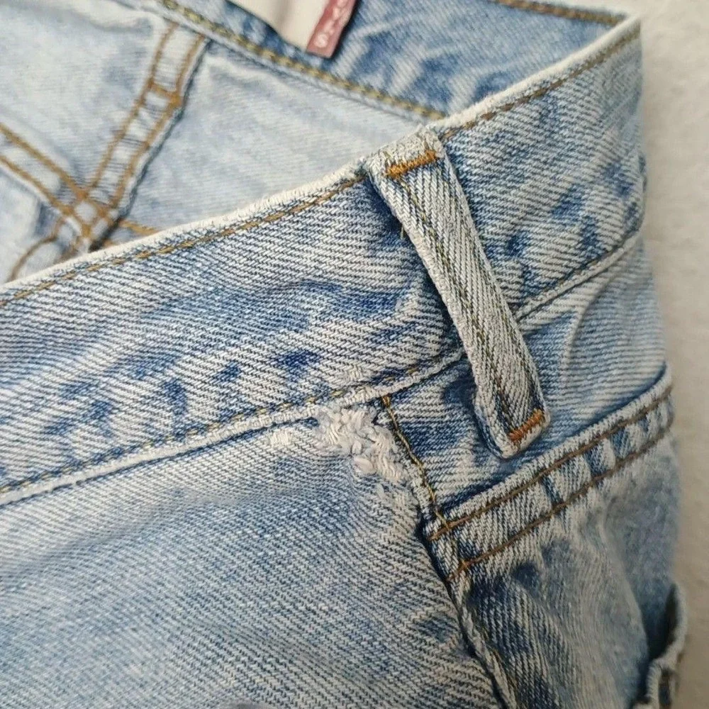 Levis 550 Jeans Mens 35x31 Blue Y2k Relaxed Tapered Light Wash Denim 5-Pocket